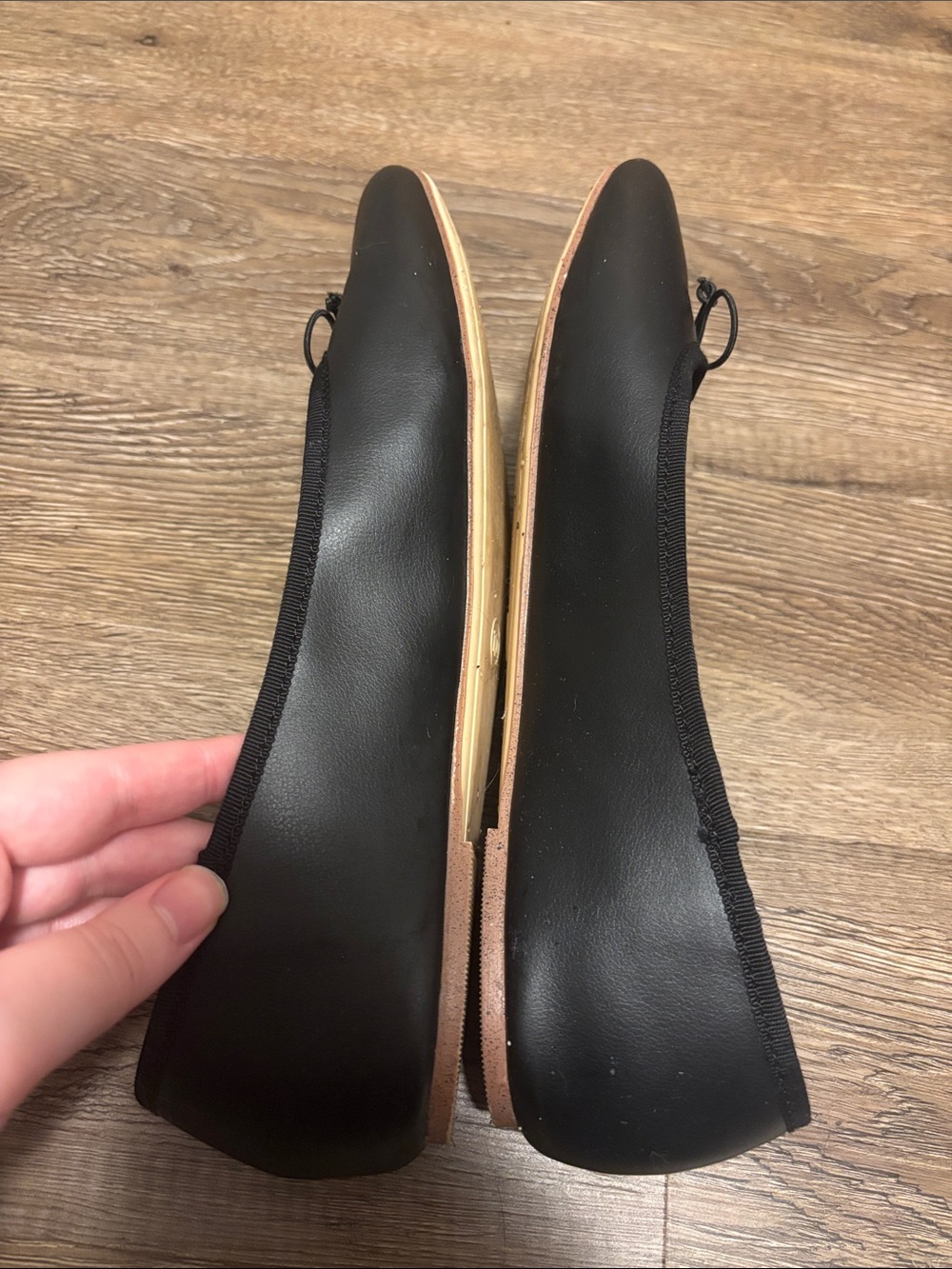 women’s jackie ballet flats with memory foam insole: cushioned footbed, slip on - Picture 4 of 5